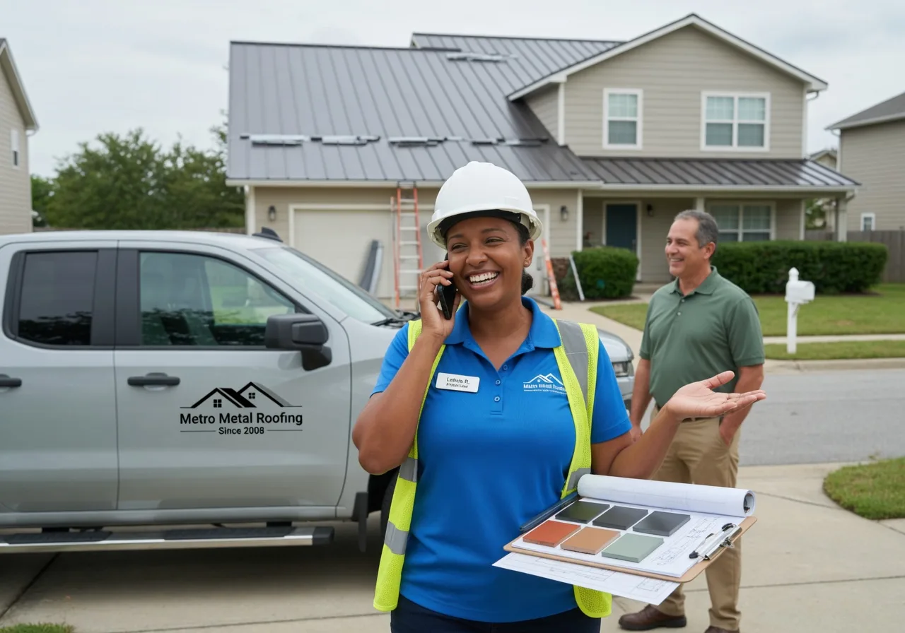Storm Damage Metal Roof Repair in Hollandale, WI